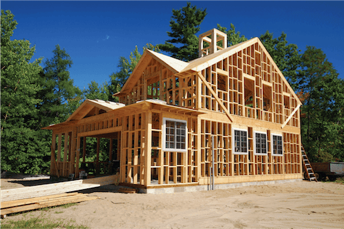 House Framing Under Construction