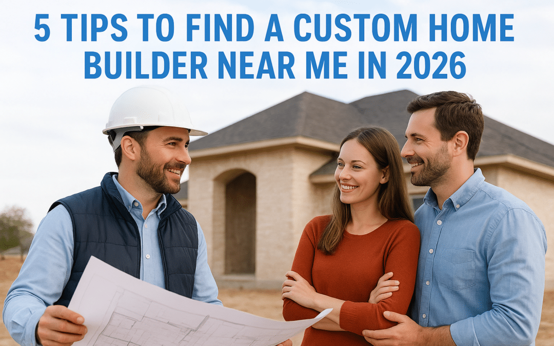 5 Tips To Find A Custom Home Builder Near Me In 2026