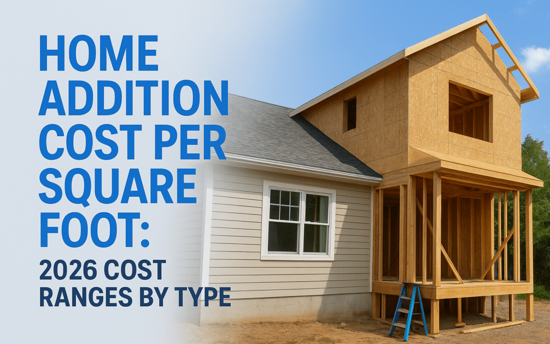Home Addition Cost Per Square Foot: 2026 Cost Ranges By Type