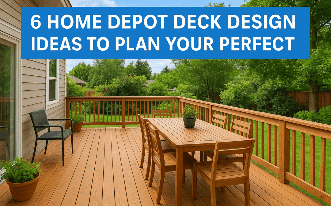 6 Home Depot Deck Design Ideas To Plan Your Perfect Build