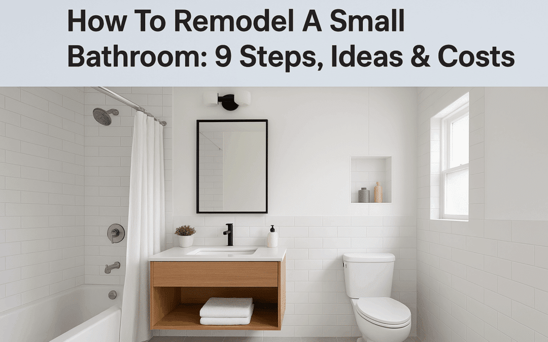 How To Remodel A Small Bathroom: 9 Steps, Ideas & Costs