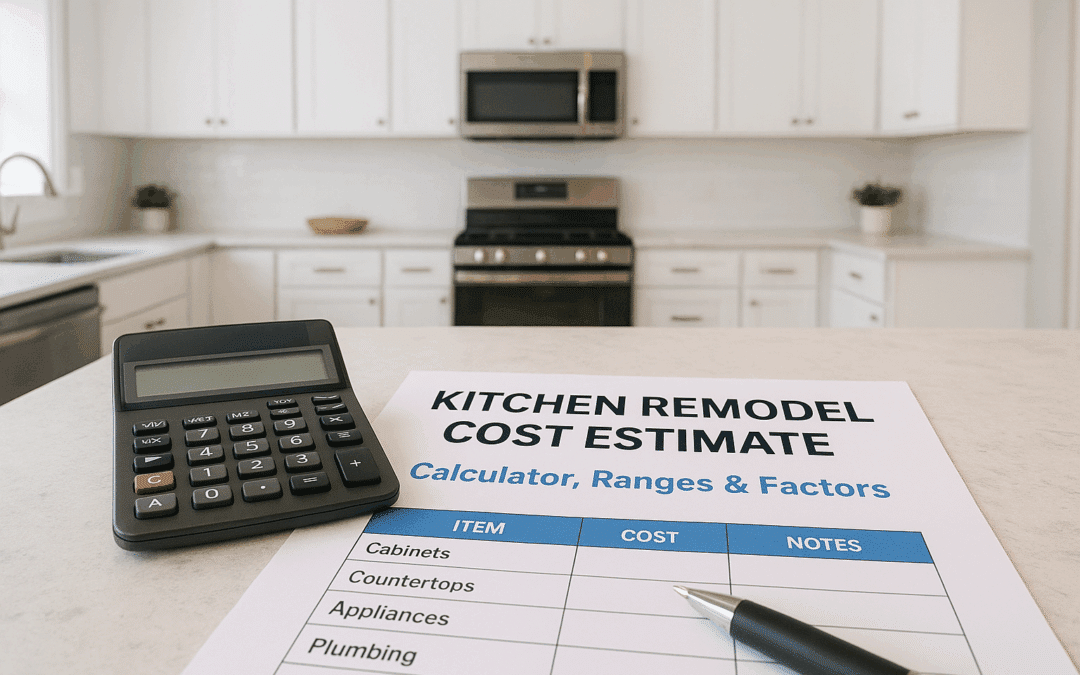 Kitchen Remodel Cost Estimate: Calculator, Ranges & Factors