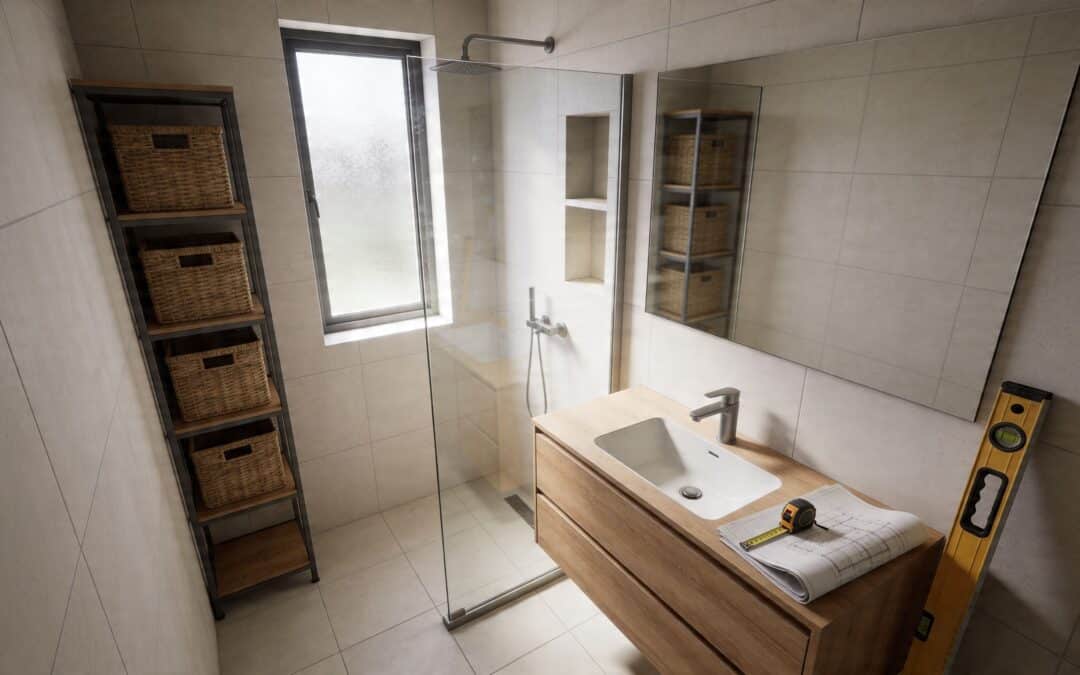 How to Maximize Small Bathroom Space: A Builder’s Guide